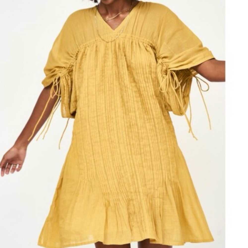 Yellow Mini Dress